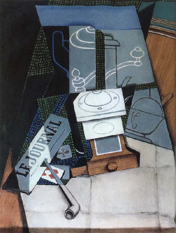 Juan Gris Daily and coffee mill oil painting picture